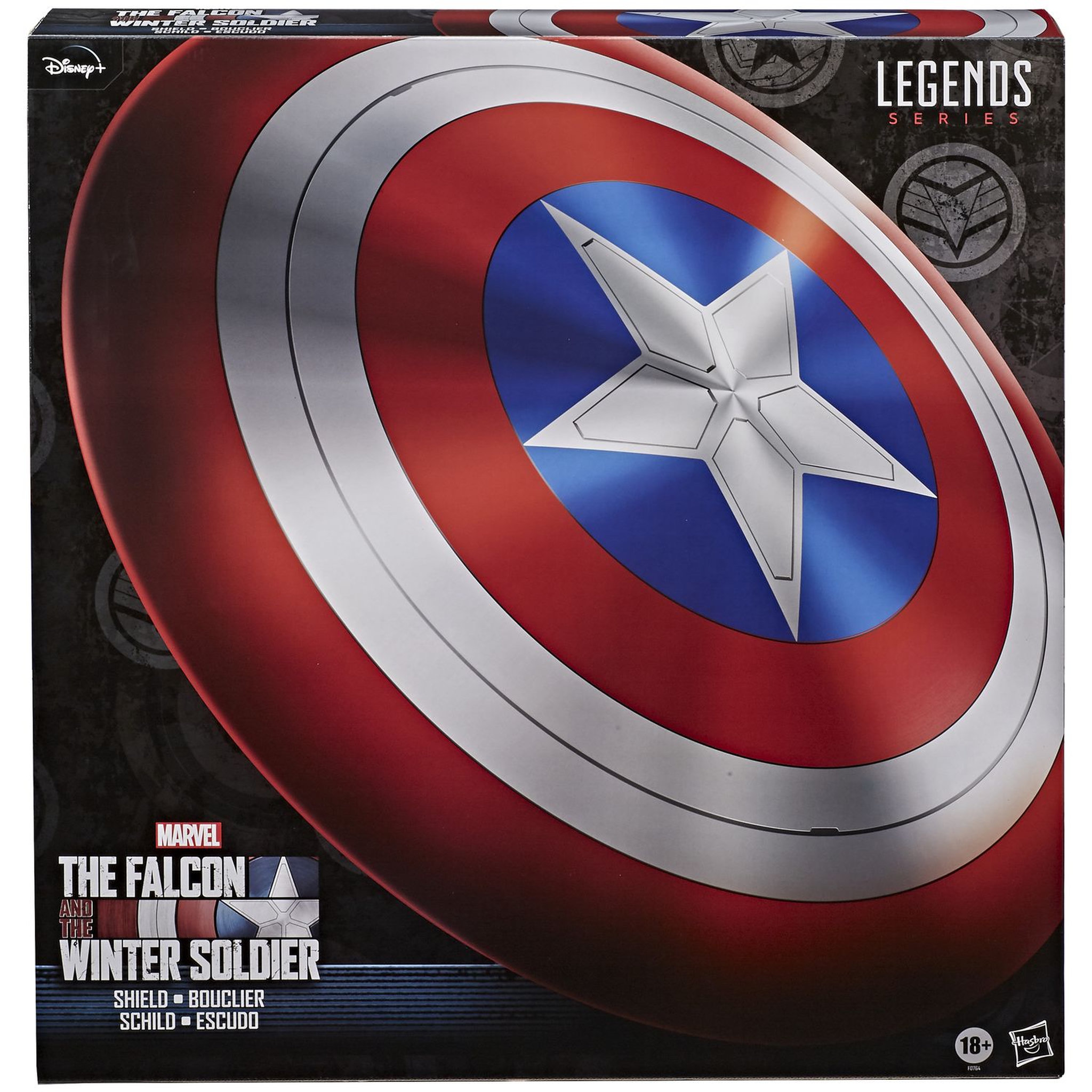 Voir la diapositive 1 : HASBRO Réplique Bouclier Captain America The Falcon Marvel Legends Series 
