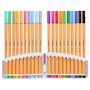 Voir la diapositive 2 : STABILO Lot de 20 stylos feutres pointe fine 0.4mm 10 éclatantes + 10 pastels Point 88 