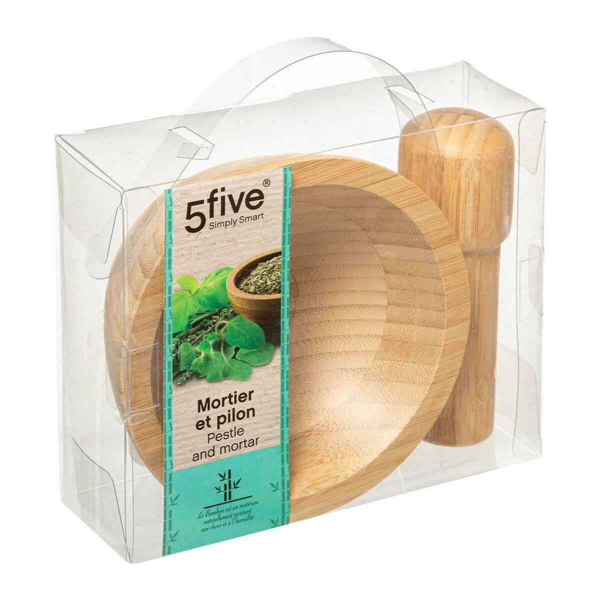 FIVE Mortier et Mortier Bambou