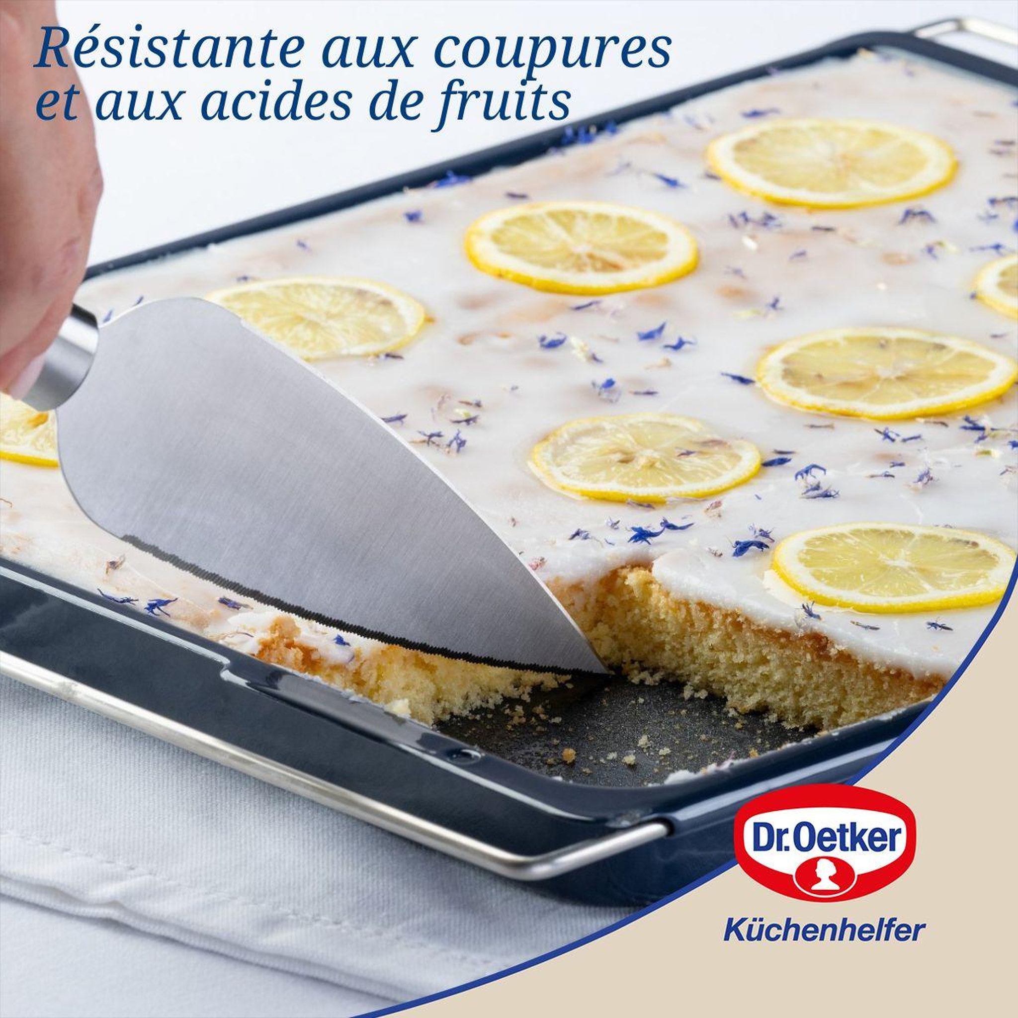 Voir la diapositive 5 : DR.OETKER Plaque four extensible 41-53 x 33 cm dr oetker back liebe