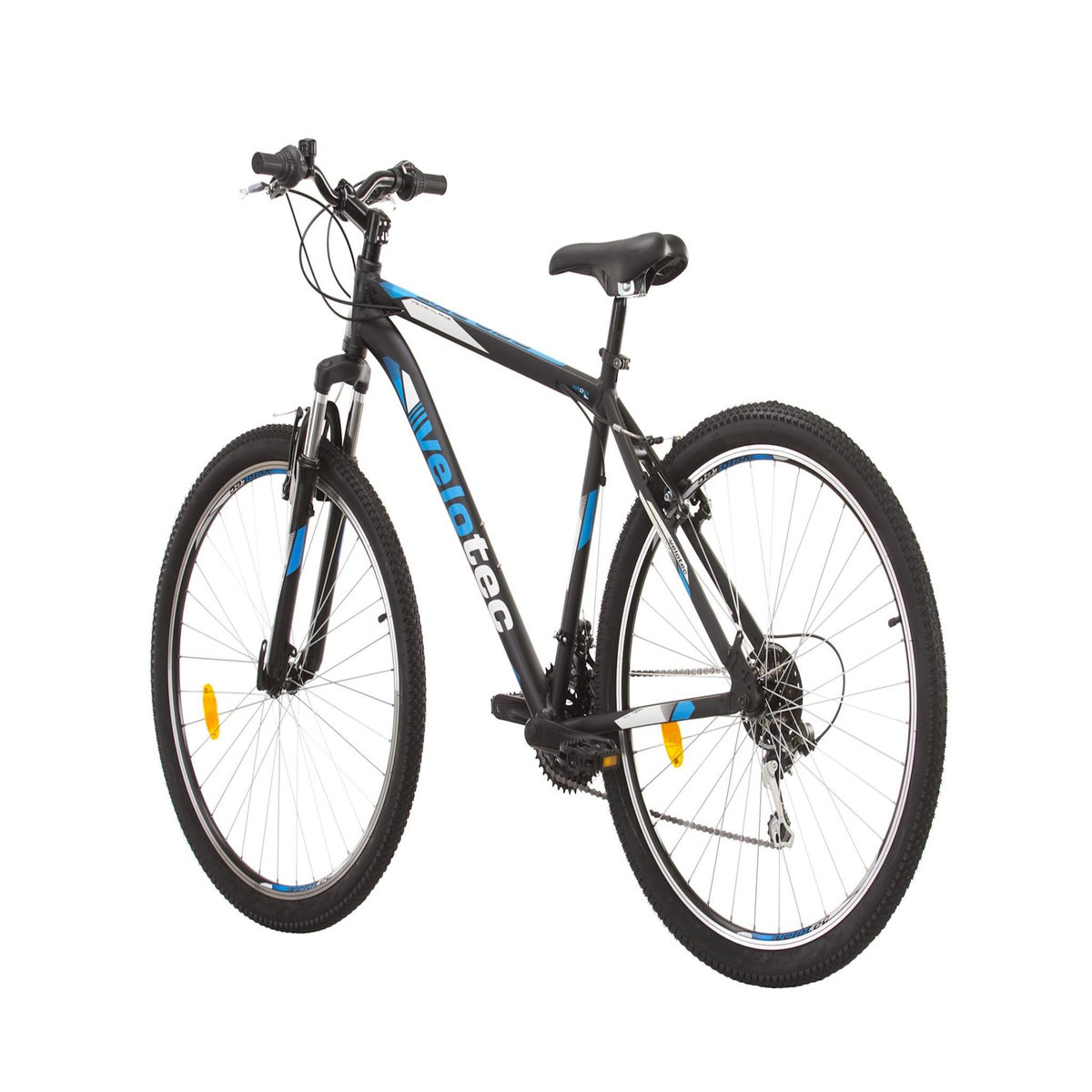 VTT 27.5'' Cadre Aluminium - Fourche Télescopique - 21 Vitesses avec équipement Shimano ( Dérailleurs, roue libre et poignées )