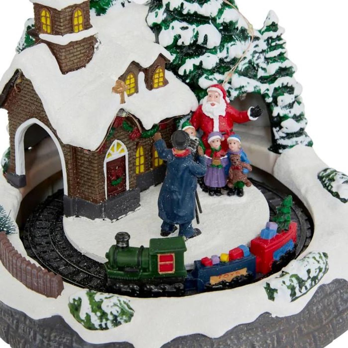 FEERIC LIGHT & CHRISTMAS Village de Noël Église  Square  20cm Multicolore