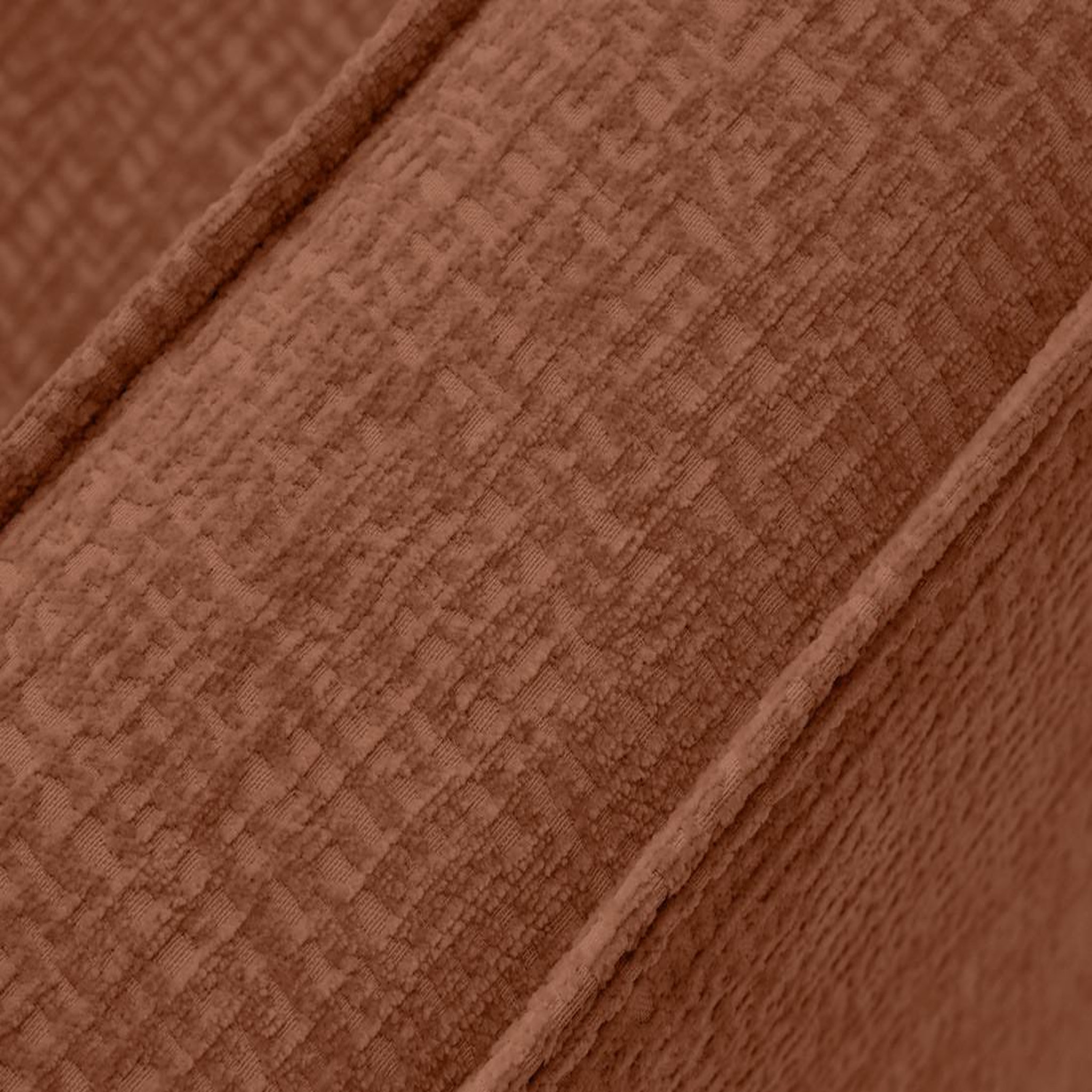 Voir la diapositive 4 : LISA DESIGN Jake - canapé d'angle droit 5 places convertible en tissu velours relief