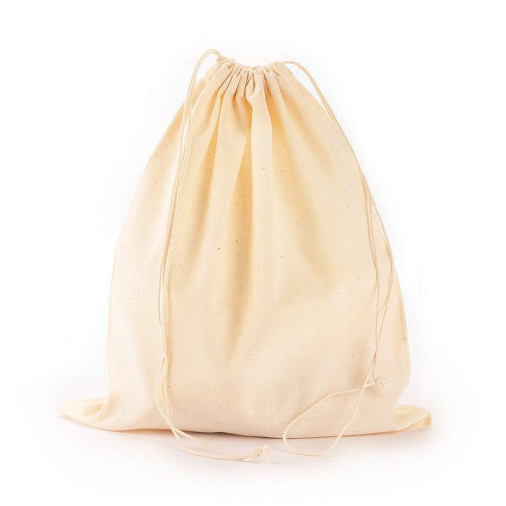 Graine créative Sac pochon en coton à décorer 18 x 21 cm