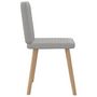 Voir la diapositive 5 : VIDAXL Chaises a manger lot de 2 gris nuage tissu