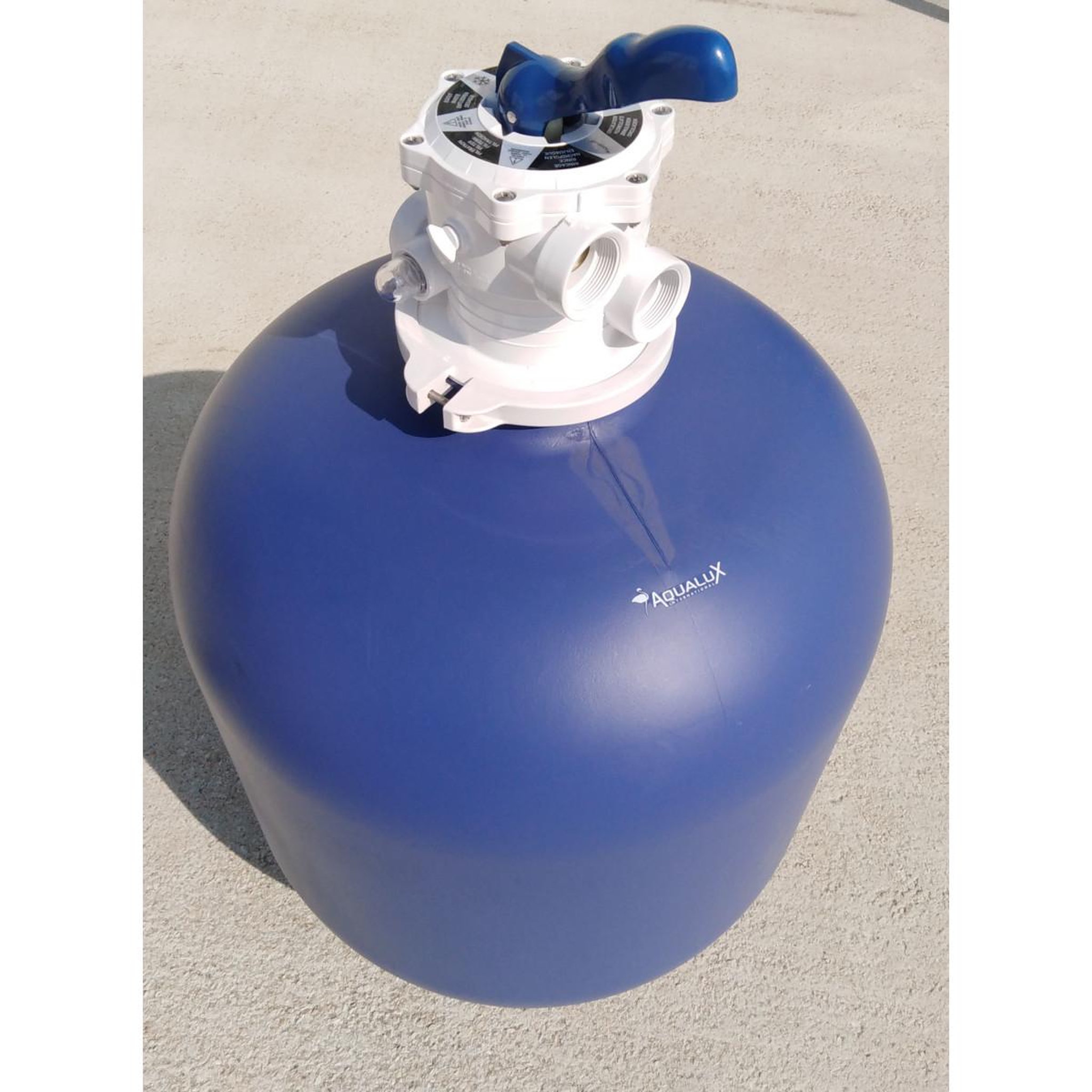 Voir la diapositive 4 : AQUALUX Filtre à sable top pour piscine - 30 m3 - 5m3/h - fsnt05