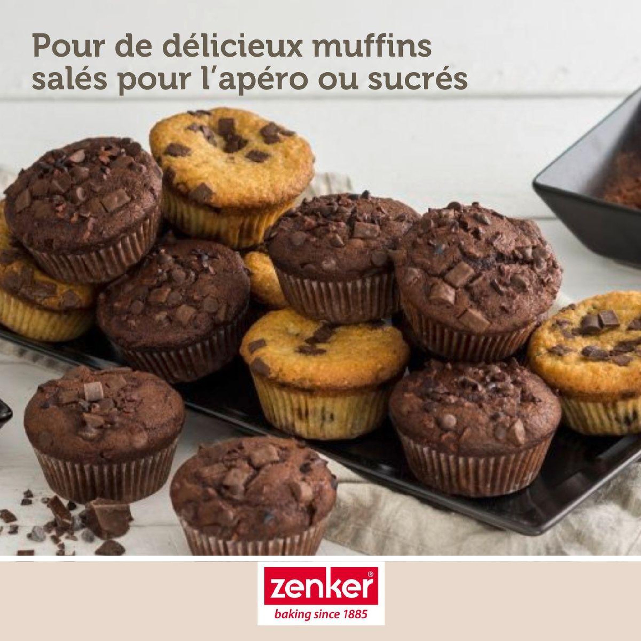 Voir la diapositive 5 : ZENKER Moule à muffins 6 empreintes 28 x 18 cm Zenker Silicone fibre de verre