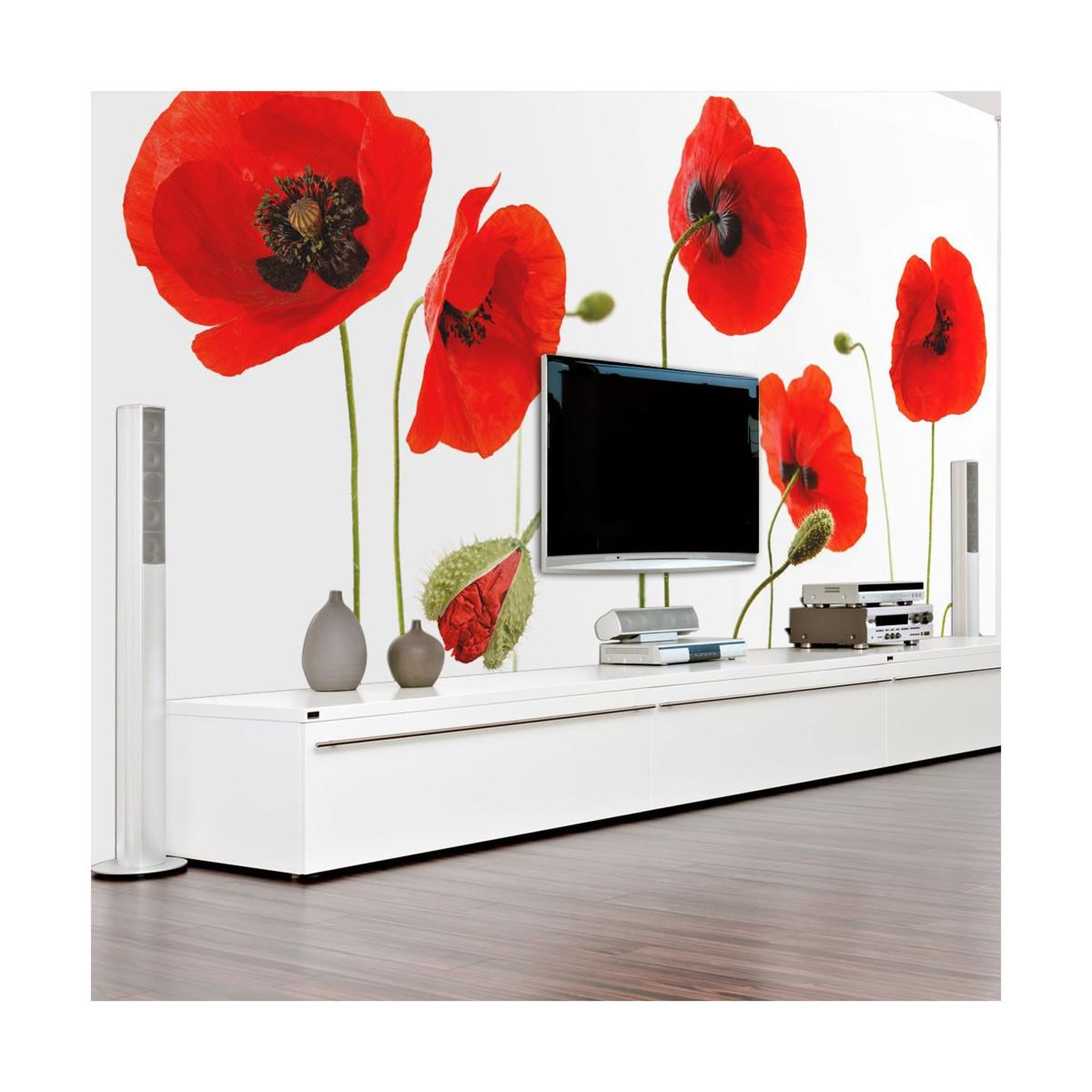Voir la diapositive 1 : Paris Prix Papier Peint  Souvenirs D'été : Coquelicots