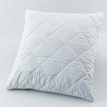 Home collection Lot de 2 protège oreiller 100% polyester 205gsm matelasse / respirant. Coloris disponibles : Blanc