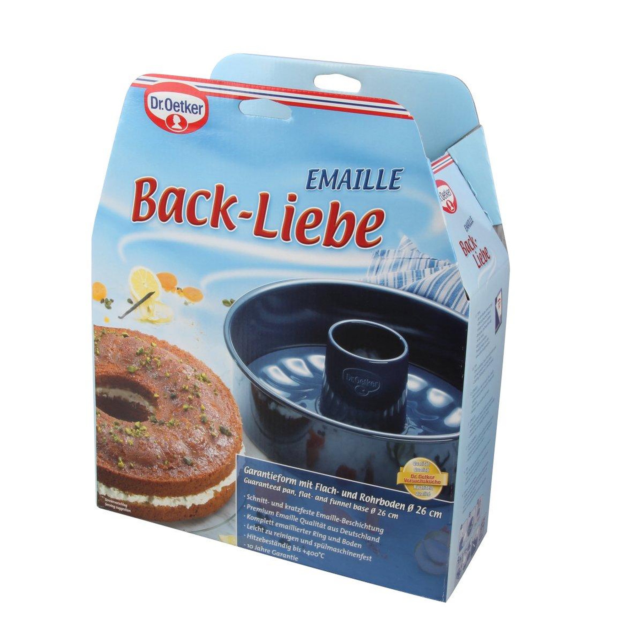 Voir la diapositive 5 : DR.OETKER Moule à manqué et savarin double fond 26 cm dr. Oetker back liebe