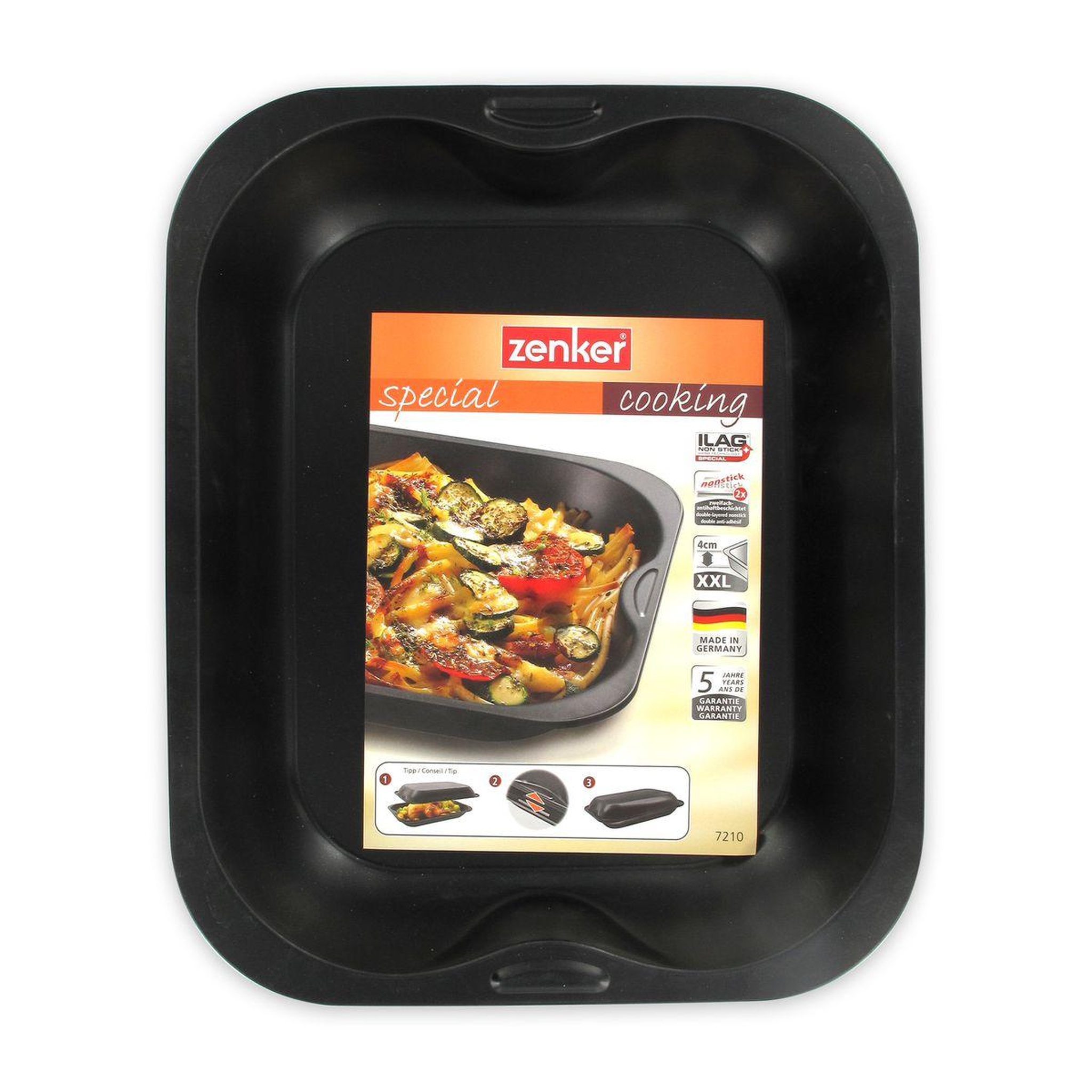 Voir la diapositive 6 : ZENKER Petit plat à four rectangle 28 x 23 cm zenker spécial cooking