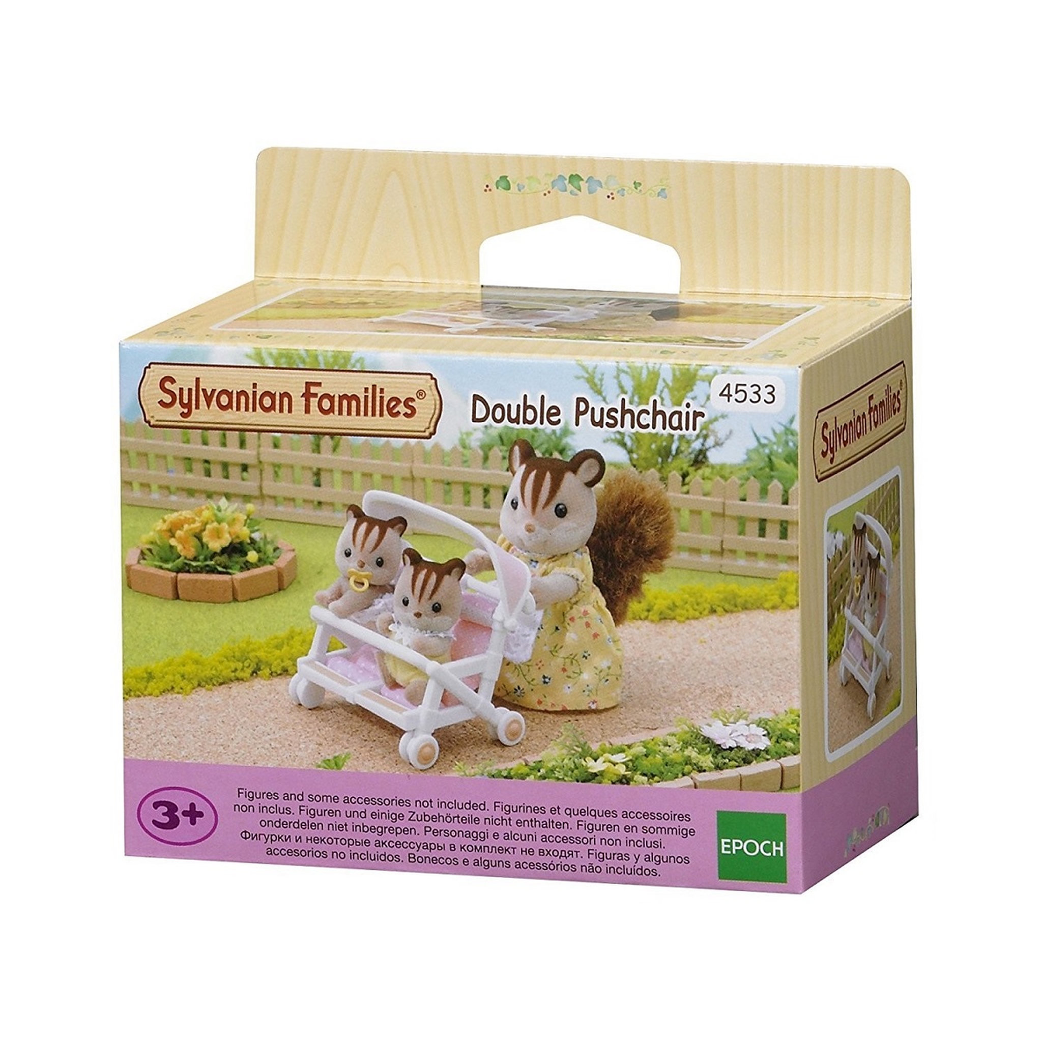 Voir la diapositive 2 : Sylvanian families 4533 La poussette double Sylvanian