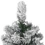 Voir la diapositive 4 : VIDAXL Sapin de Noël artificiel a charnieres avec neige floquee 120 cm