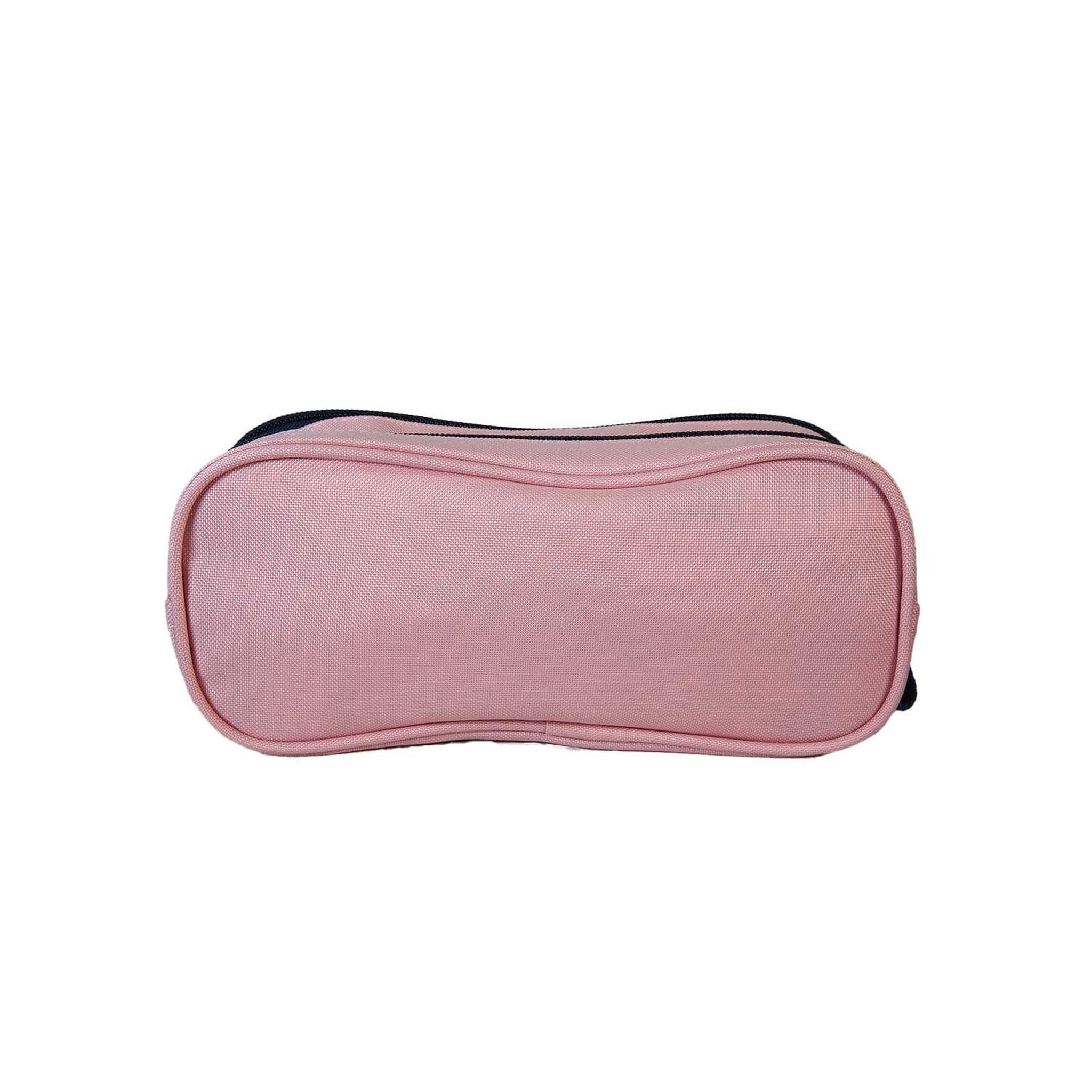 Voir la diapositive 4 : Bagtrotter Phileas - Trousse scolaire Cygne - Bleu/Rose - Fille - 2 compartiments zippé