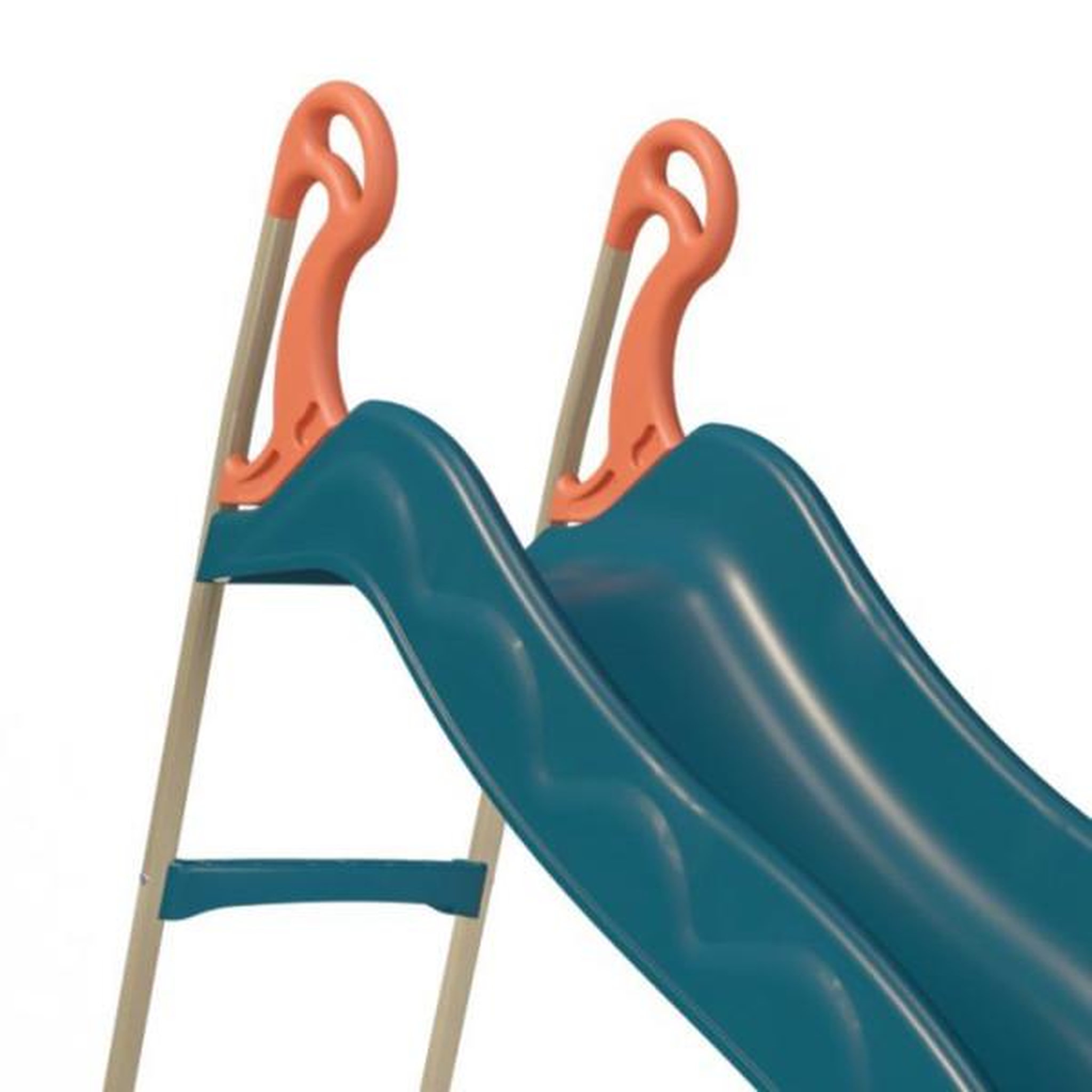 Voir la diapositive 4 : Trigano Toboggan - ALEO BY TRIGANO - Valou - 3,80 m - Bleu/corail - Pour enfants de 3 a 12 ans