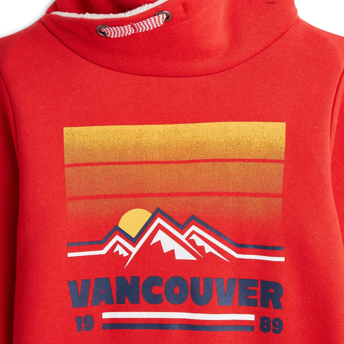 IN EXTENSO Sweat col snood montagne garçon