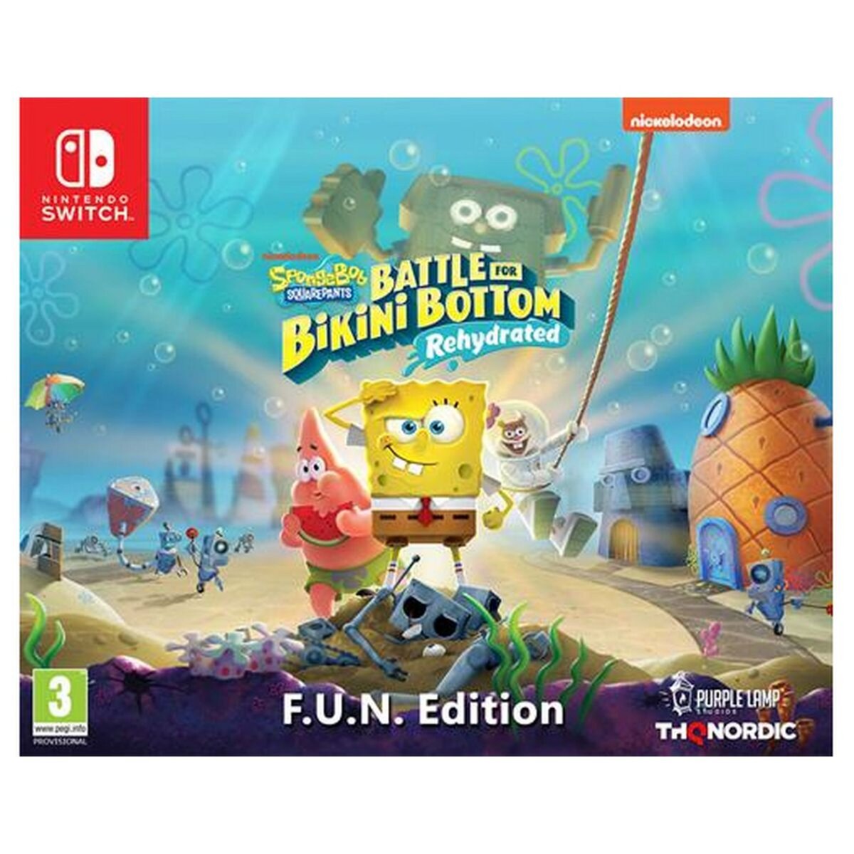 KOCH MEDIA Spongebob SquarePants : Battle for Bikini Bottom Rehydrated FUN Edition Nintendo Switch
