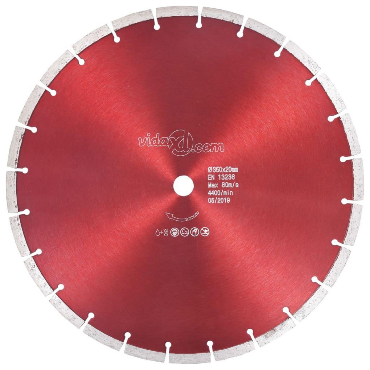 VIDAXL Disque de coupe diamante Acier 350 mm