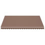 Voir la diapositive 3 : VIDAXL Tissu de remplacement pour auvent Marron 4,5x3,5 m