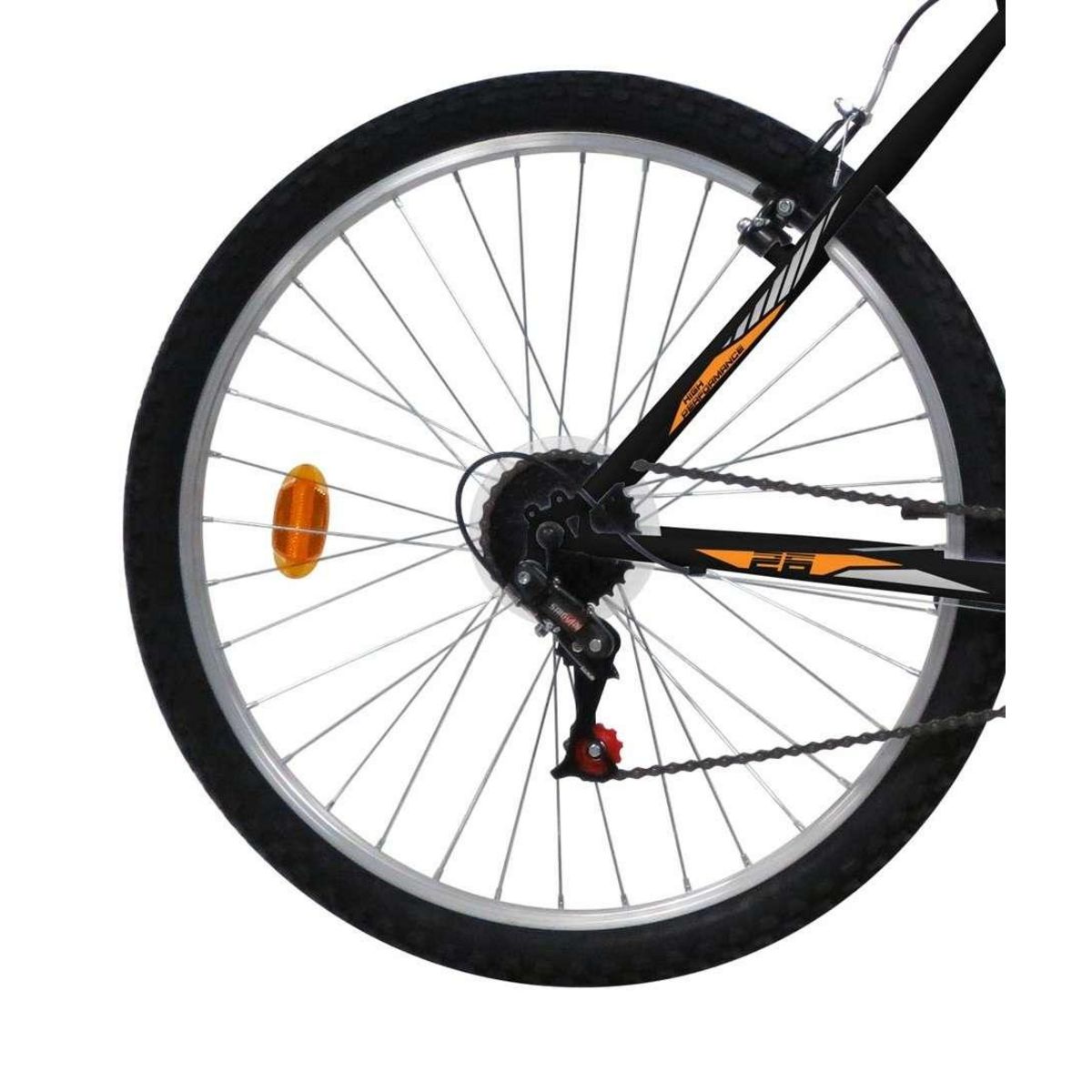 FREERIDER Vélo VTT 26'' Rigide Homme - Modèle   Vulcan/ Freerider  - Cadre acier - 18 vitesses – Poignées Tournantes - Freins V-Brake et Jantes en aluminium