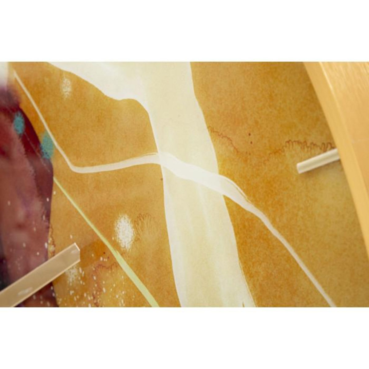 Paris Prix Horloge Murale en Verre  Mity  80cm Multicolore