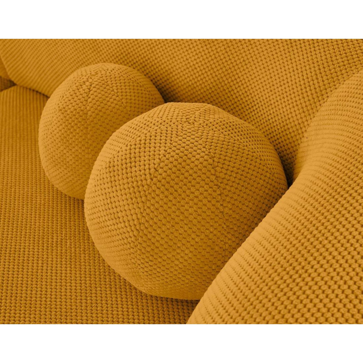 LISA DESIGN Charles - canapé droit 2 places en velours texturé