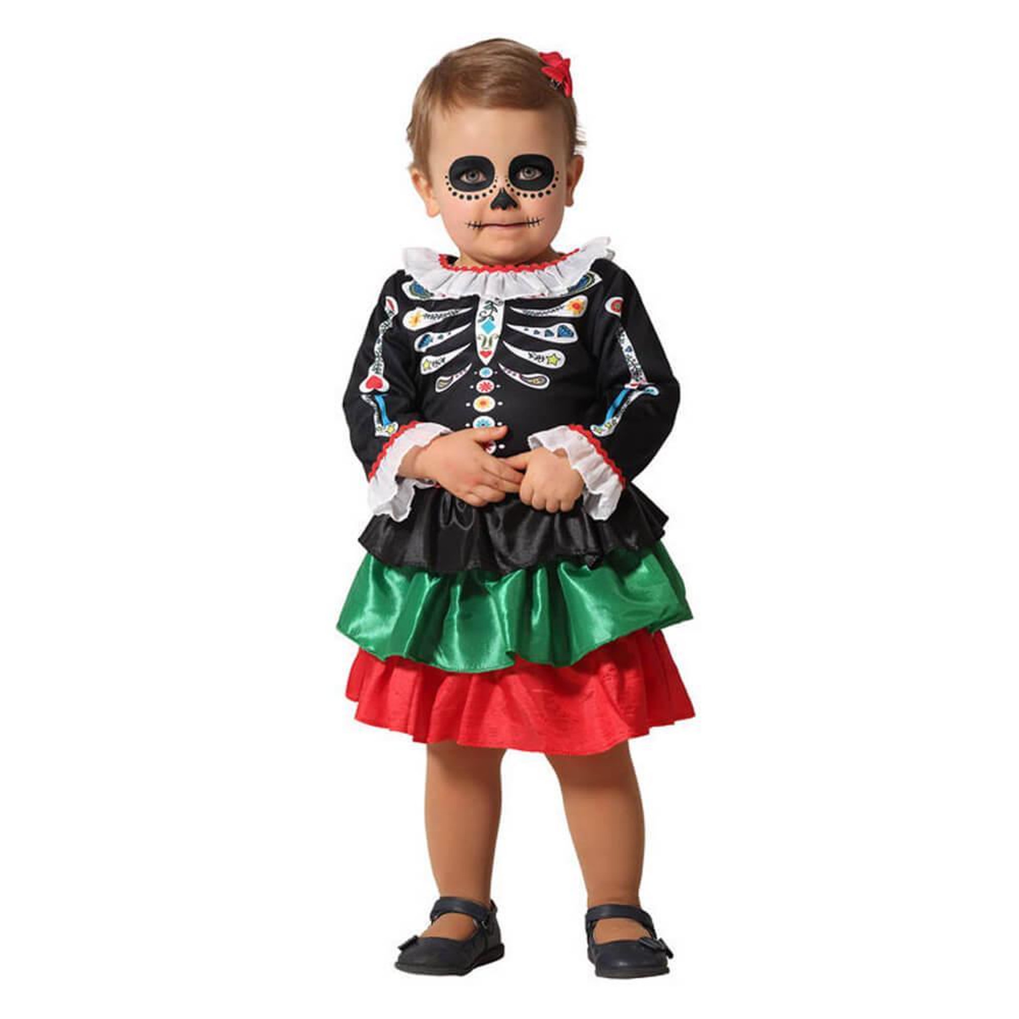 ATOSA Déguisement Squelette Mexicain - Bébé fille - 18/24 mois (81 à 86 cm)