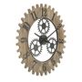 Voir la diapositive 2 : Paris Prix Horloge Murale Engrenage  Plus  60cm Naturel & Noir