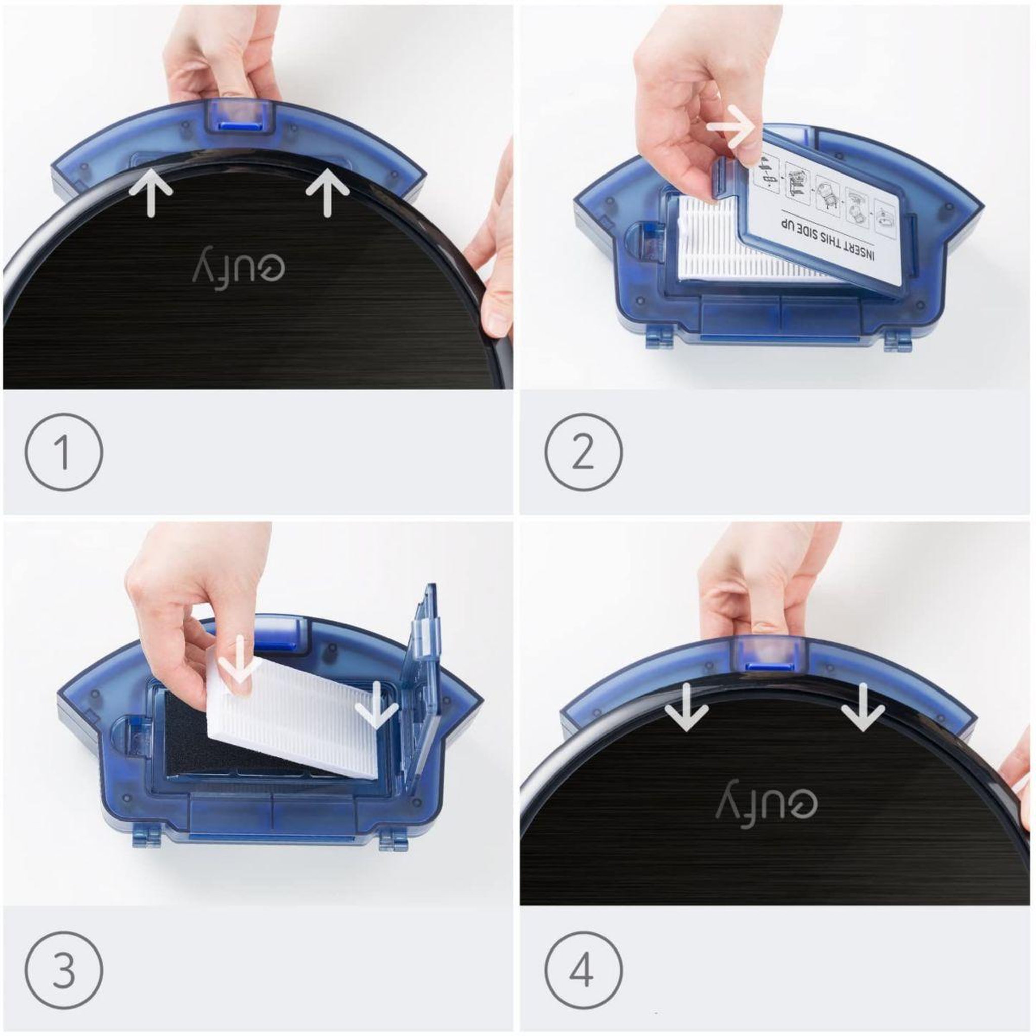 Voir la diapositive 2 : EUFY Filtre hepa de rechange x6 robovac 11s 15c 30c 35c