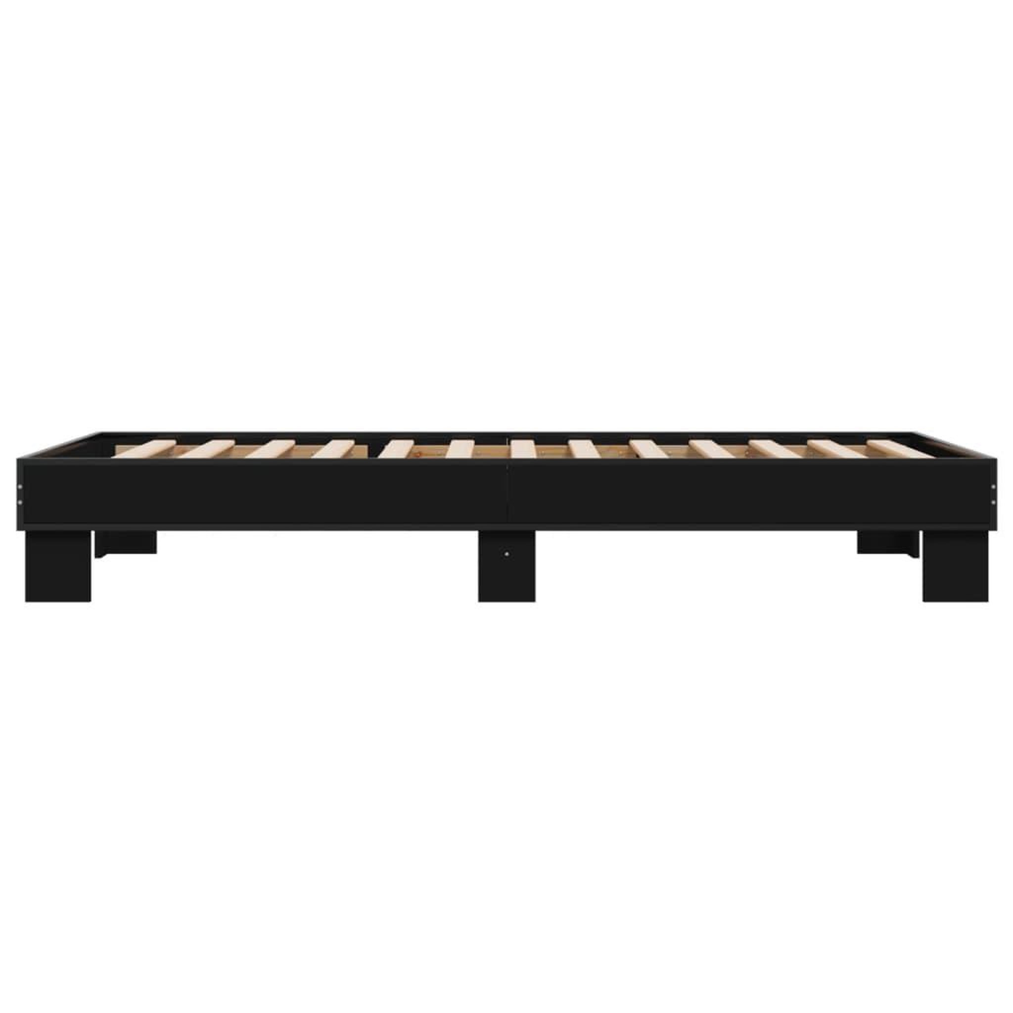 Voir la diapositive 5 : VIDAXL Cadre de lit sans matelas noir 75x190 cm