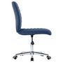 Voir la diapositive 5 : VIDAXL Chaises a manger lot de 4 bleu tissu