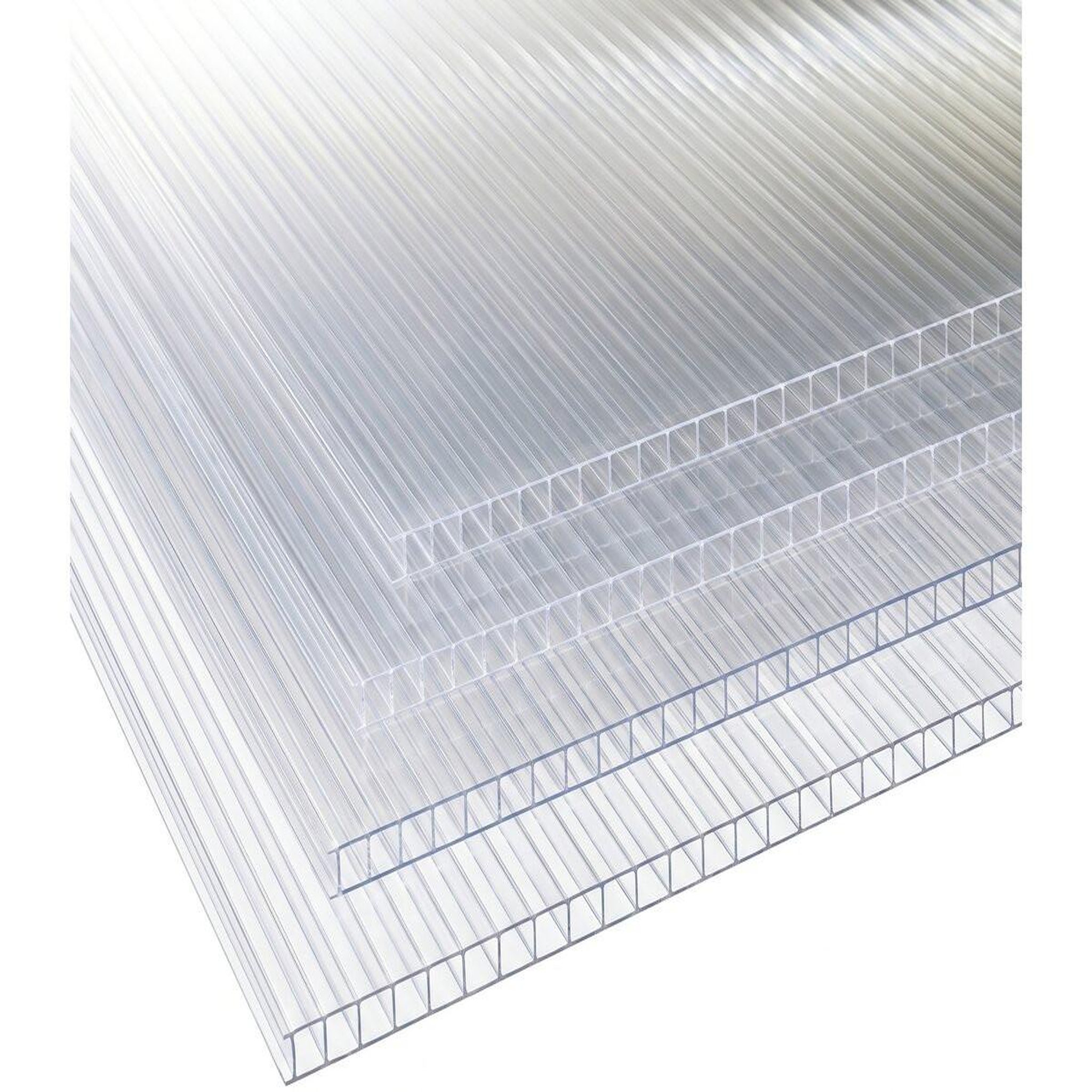 Voir la diapositive 4 : Habitat et Jardin Lot de 10 panneaux en polycarbonate 4 mm  michigan  7,9 m2
