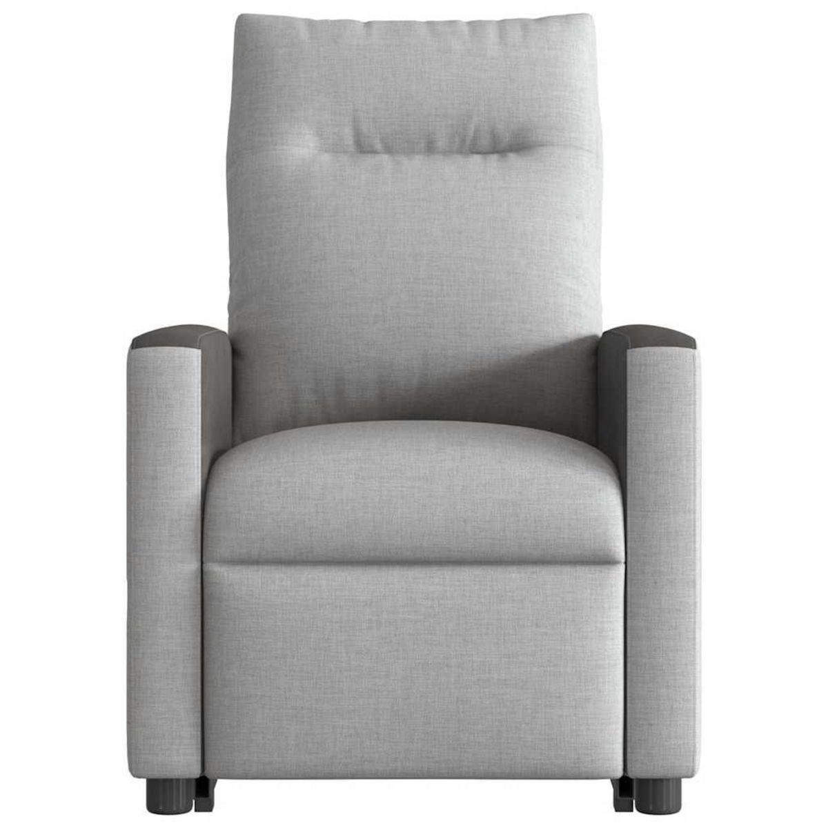VIDAXL Fauteuil inclinable gris nuage tissu