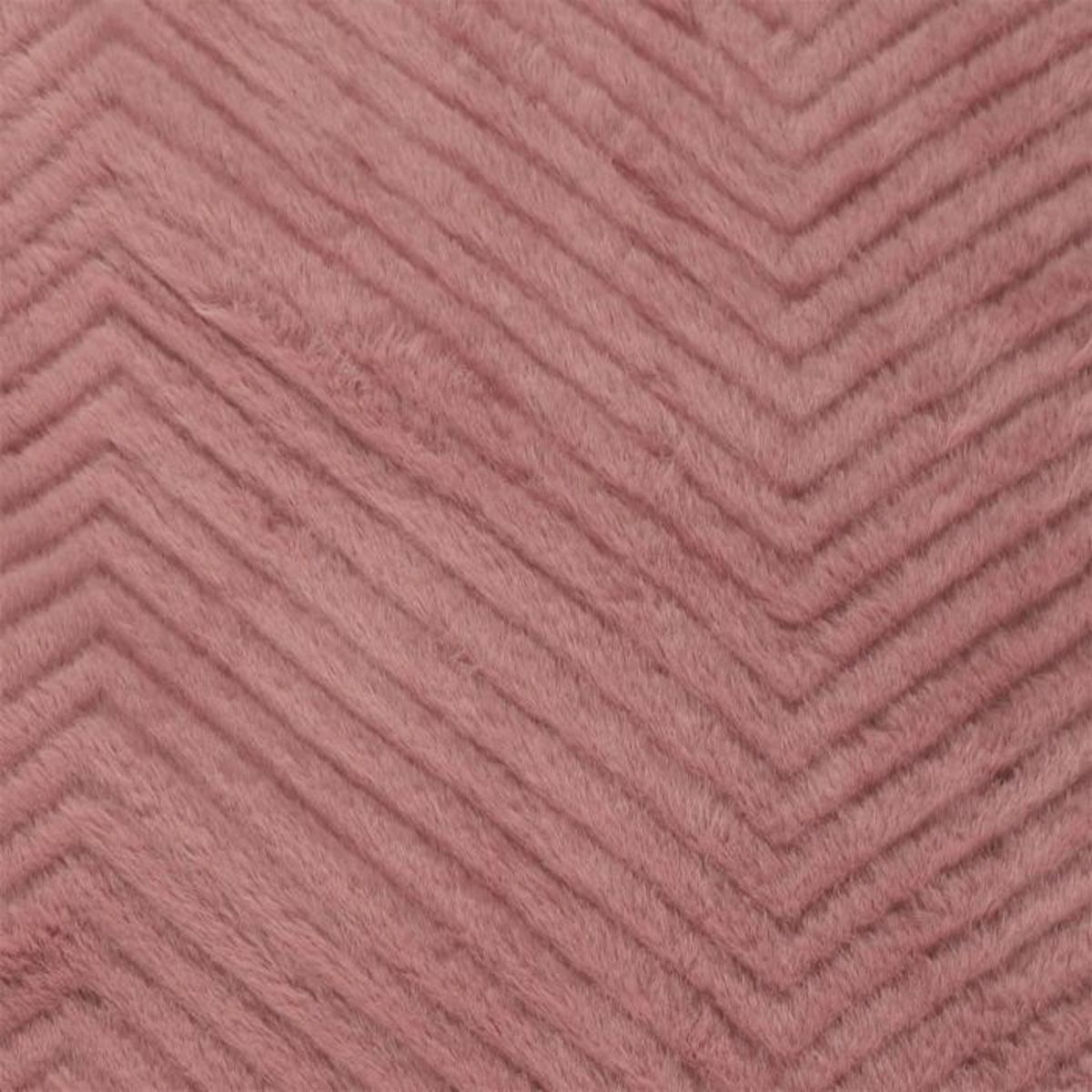 Paris Prix Plaid Velours Imitation Fourrure  Sherpa  140x200cm Rose