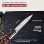 Voir la diapositive 3 : NIROSTA Ensemble de 2 Couteaux de chef 33 cm en inox Nirosta Star