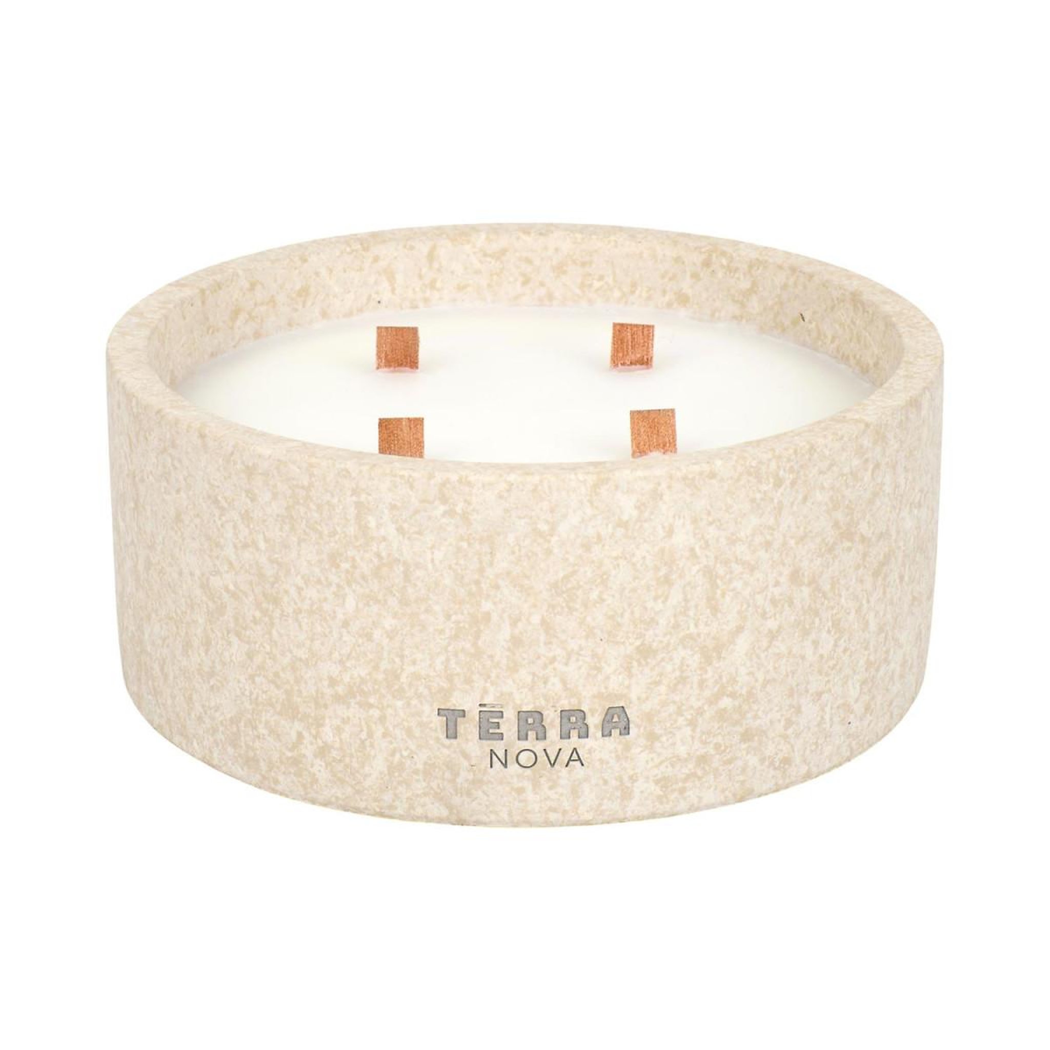 The Home Deco Factory Bougie parfumée en ciment  terra nova  550g patchouli