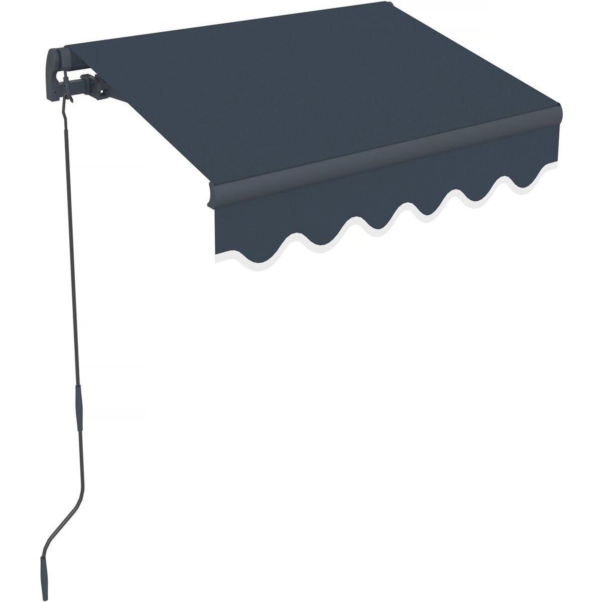 Habitat et Jardin Store banne en aluminium   Ombra 1  - 160 x 120 cm - Gris