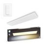 Voir la diapositive 1 : Philips Panneaux lumineux HUE White Ambiance AURELLE rect. Bl.+tlc
