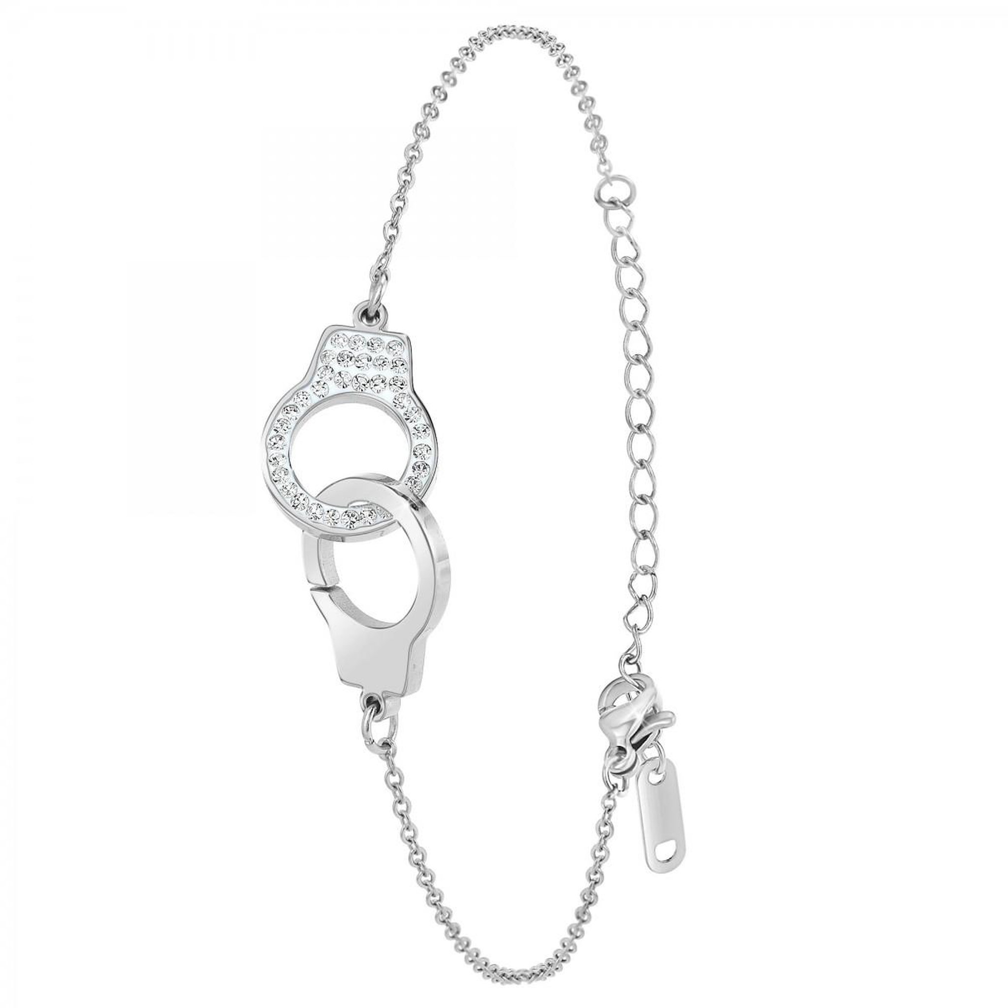 Voir la diapositive 1 : SC CRYSTAL Bracelet menottes par SC Crystal orné de Cristaux scintillants