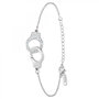 Voir la diapositive 1 : SC CRYSTAL Bracelet menottes par SC Crystal orné de Cristaux scintillants