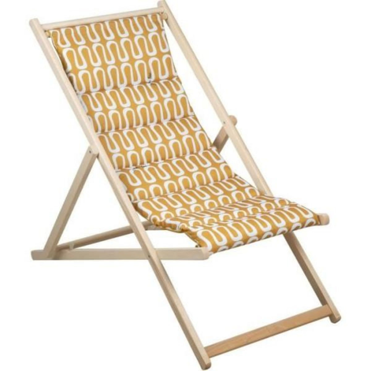 Jardin prive Transat Chilienne matelassée - JARDIN PRIVE - ELECTRO - Cumin - F100