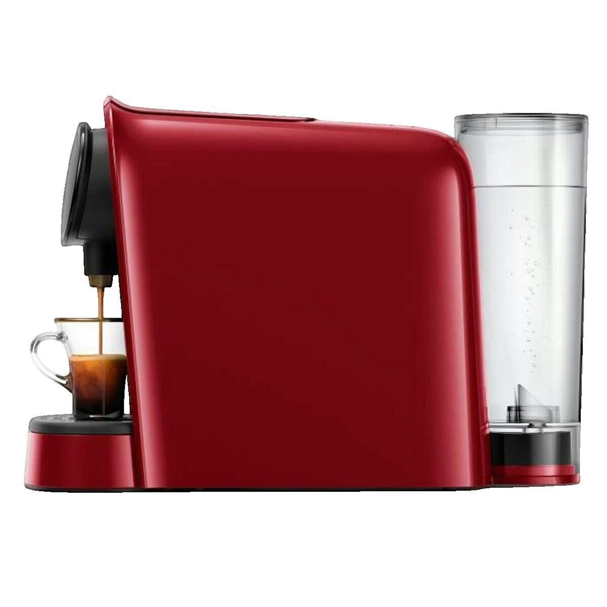 Philips Machine a cafe a capsules double espresso PHILIPS LOr Barista  LM8012/51 - Rouge + 9 capsules