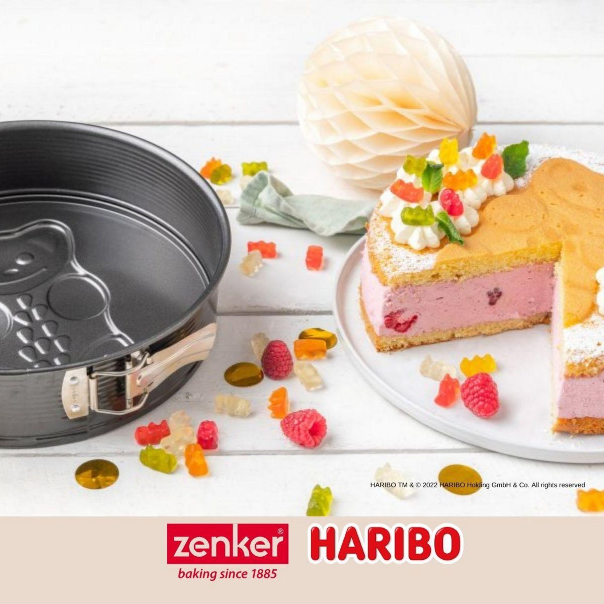 ZENKER Moule à manqué à charnière 26 cm Zenker Haribo