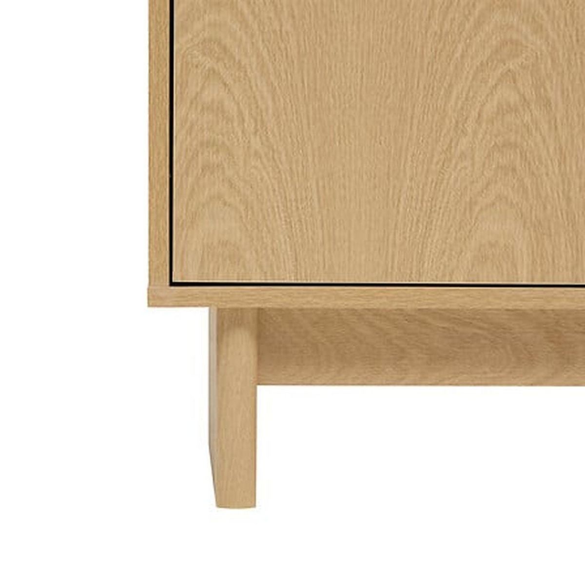 ATMOSPHERA Buffet 2 portes effet bouleau LEE - Beige