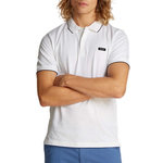 CALVIN KLEIN JEANS Polo Blanc Homme Calvin Klein Jeans Pique Tippin. Coloris disponibles : Blanc