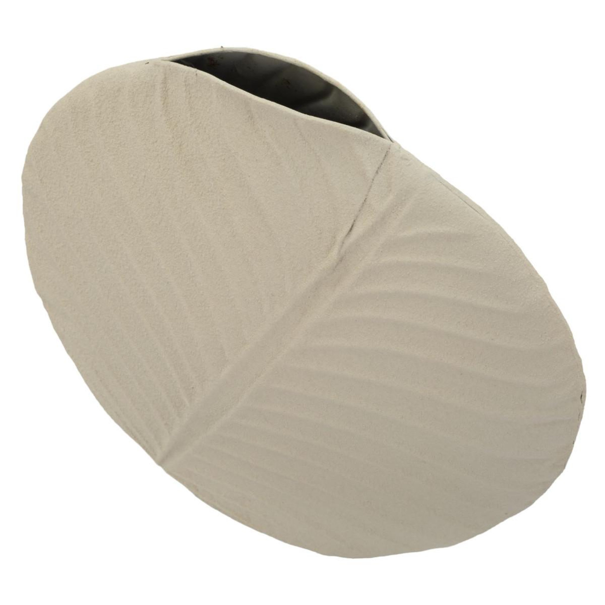 Voir la diapositive 3 : Paris Prix Vase rond design  dune  32cm crème