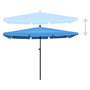Voir la diapositive 3 : VIDAXL Parasol de jardin avec mat 210x140 cm Bleu azure