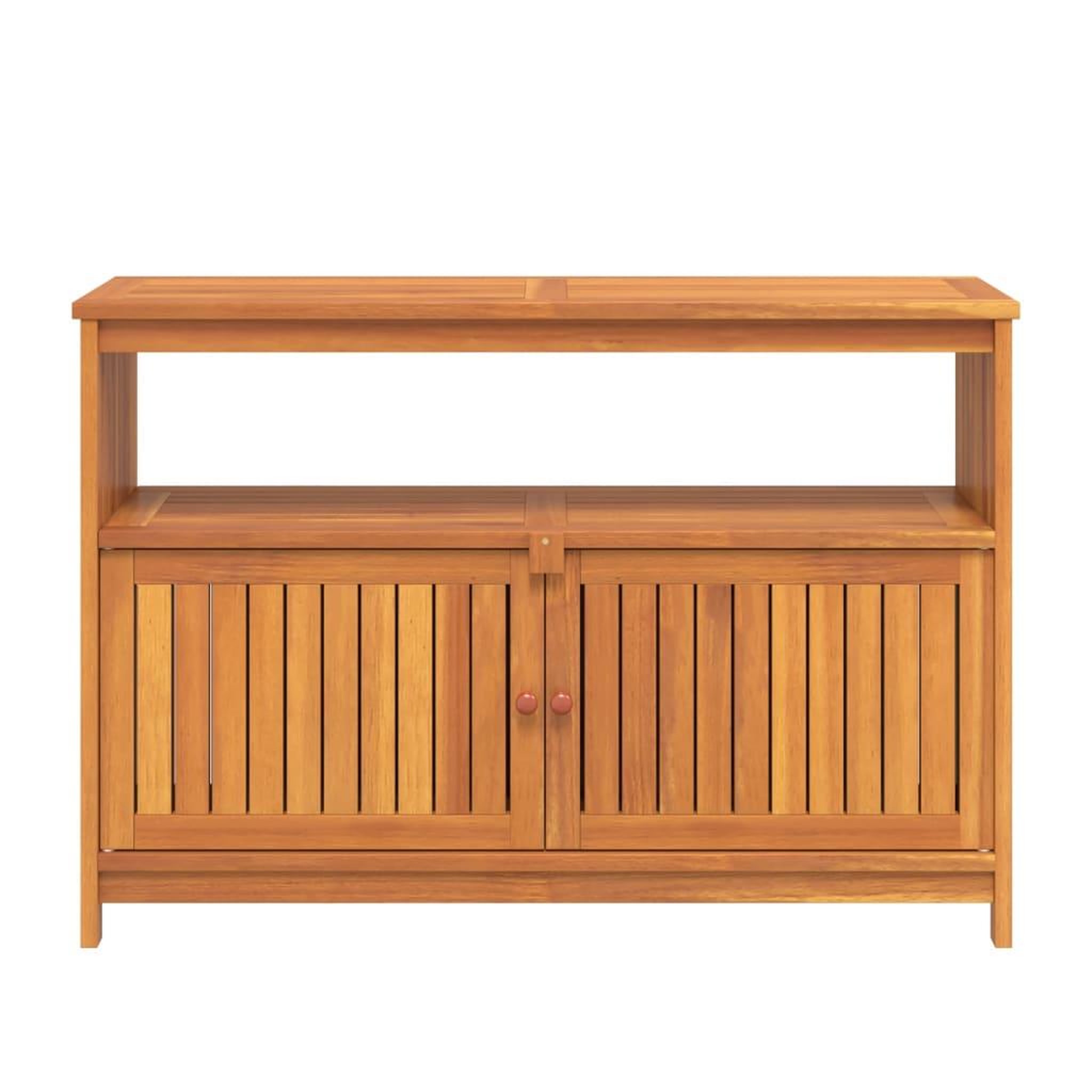 Voir la diapositive 3 : VIDAXL Table console de jardin 110x35x75 cm bois massif d'acacia