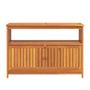 Voir la diapositive 3 : VIDAXL Table console de jardin 110x35x75 cm bois massif d'acacia