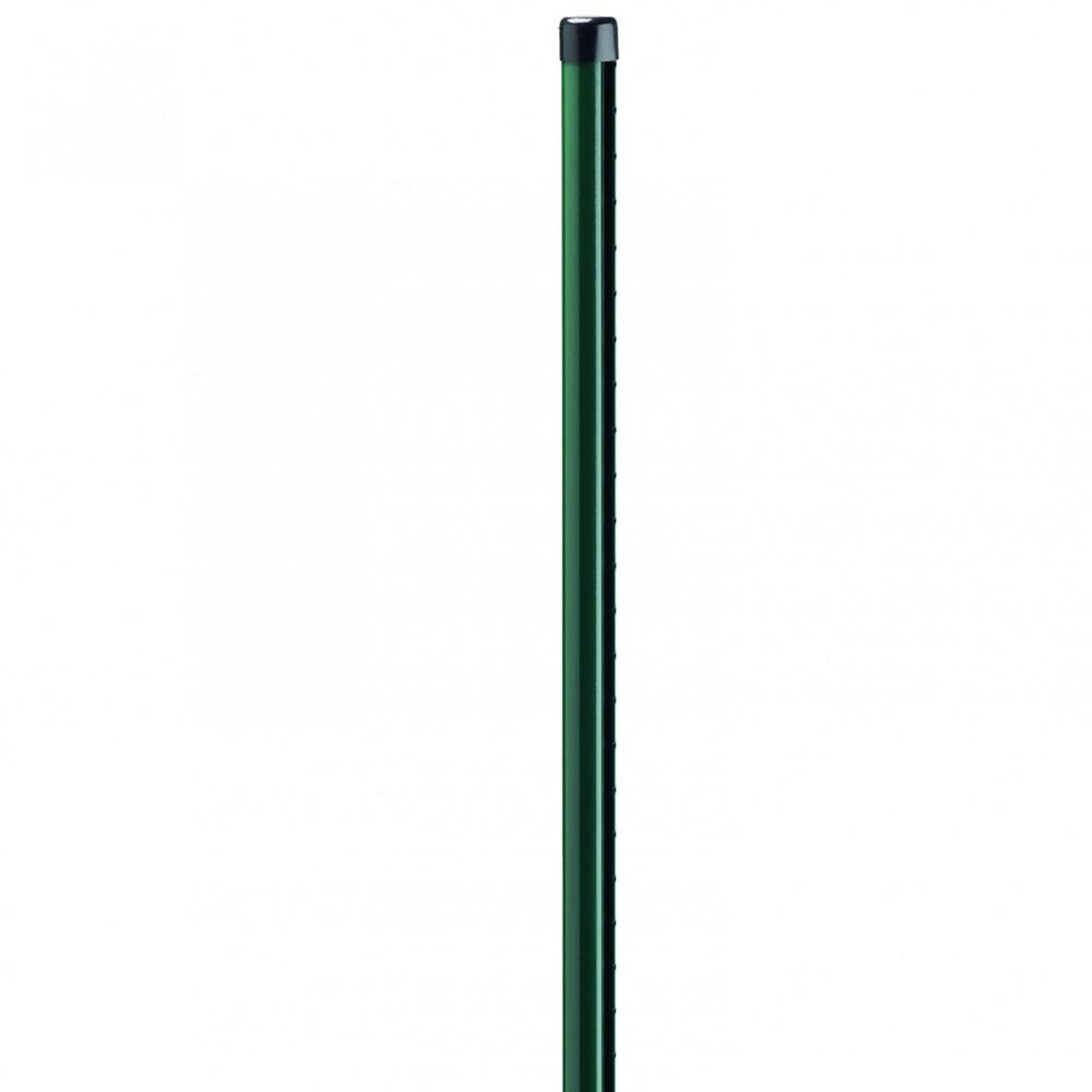 CENTRALE BRICO Poteau acier galvanisé rond Univers vert, H.225 x l.4.8 x P.4.8 cm